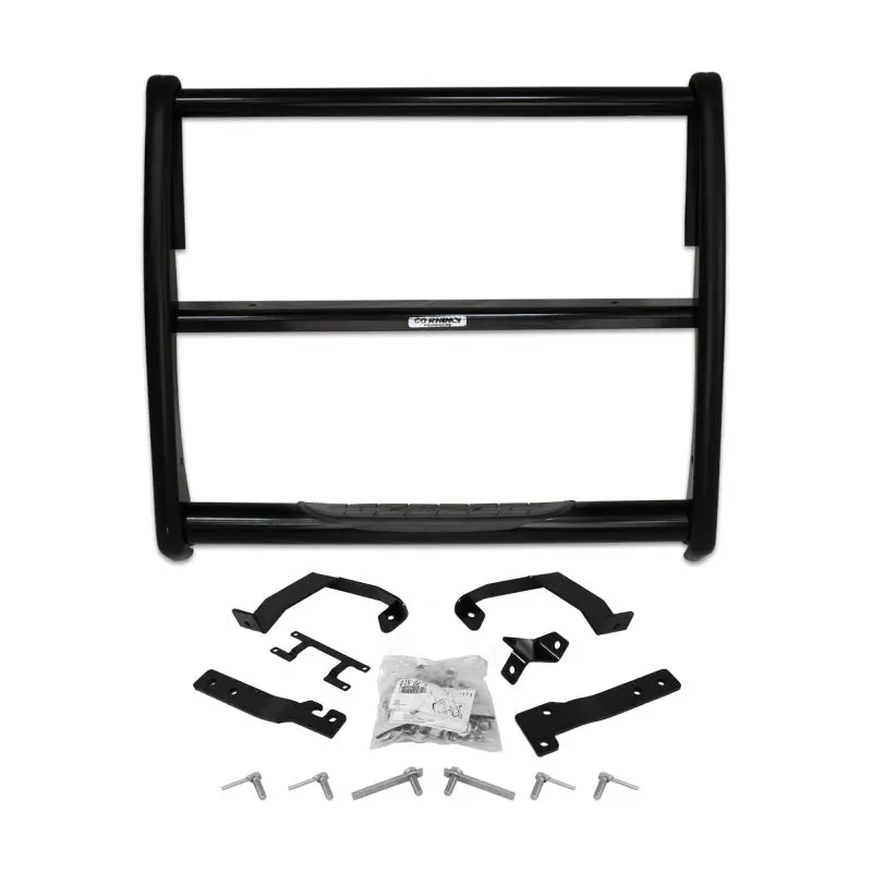 Go Rhino 17-19 Ford F-250/F-350 Super Duty 3000 Series Stepguard - Black (Center Grille Guard Only) 1