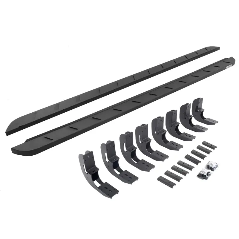 Go Rhino 20-22 Gmc Sierra 2500Hd Cc (New Bdy) Rb10 Slim Running Boards Kit (W/Brackets) - Tex. Blk 1