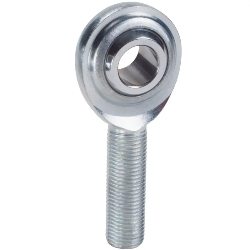 Qa1 C Series 2-Pc Rod End - Male/Right Hand - .5In Bore X 1/2-20 - Carbon Steel W/Ptfe 1