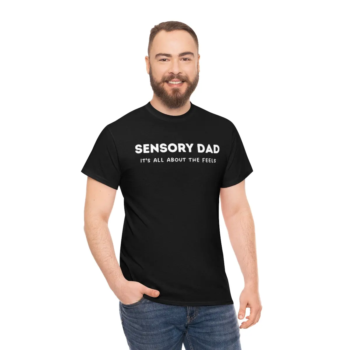 Sensory Dad Unisex Cotton Tee 1