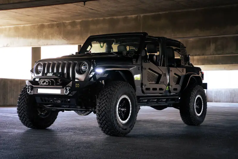 Dv8 Offroad 18-23 Jeep Wrangler Jl Slim Fender Flares 1