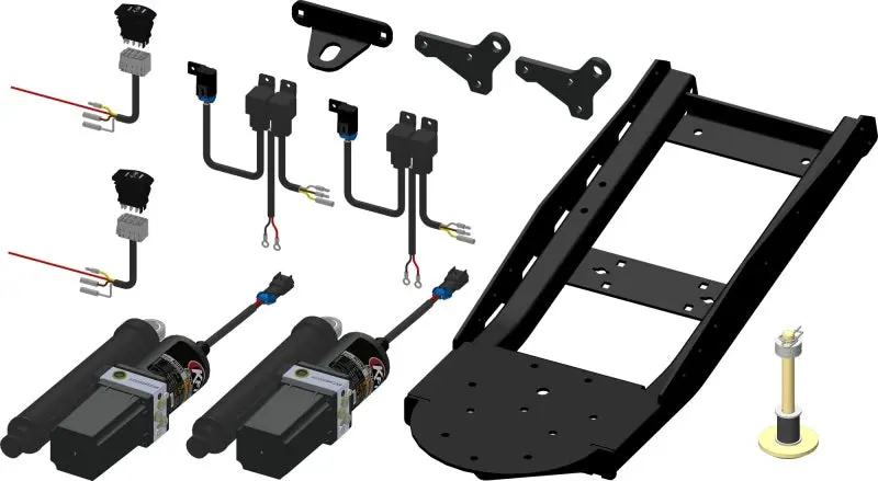 Kfi V-Plow Actuator Tube Kit- Box - 4 1