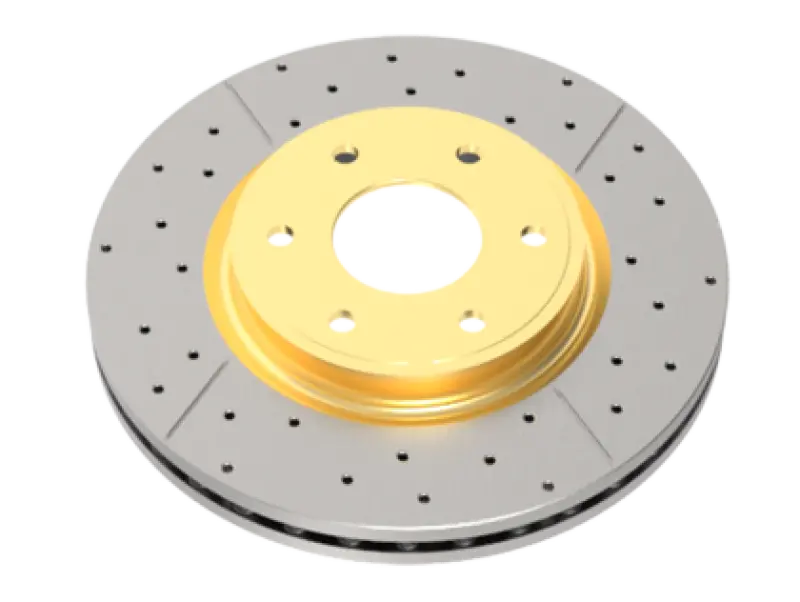 Dba 99+ Chevrolet Silverado Front Cross Drilled & Slotted Street Series Rotor 1