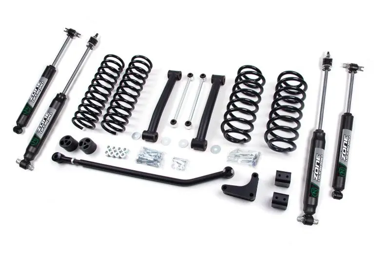 Zone Offroad 99-04 Jeep Wj 4In Suspension System 1