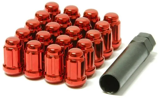 Wheel Mate Muteki Closed End Lug Nuts - Deep Black 12X1.50 1