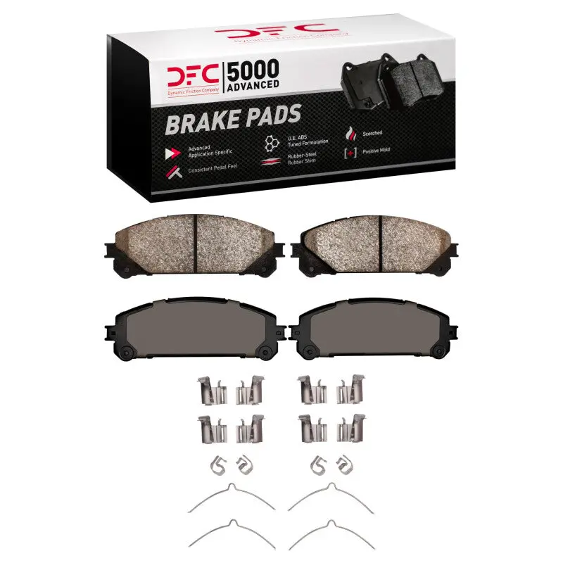 Dfc 10-26 Lexus Rx350 Front 5000 Advanced Ceramic Brake Pads And Hardware Kit 1