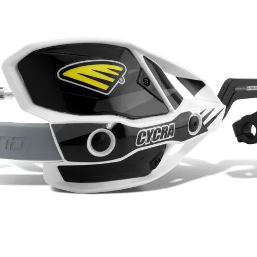 Cycra Crm Ultra 1-1/8 In. Clamp W/White Shields/Black Covers 1