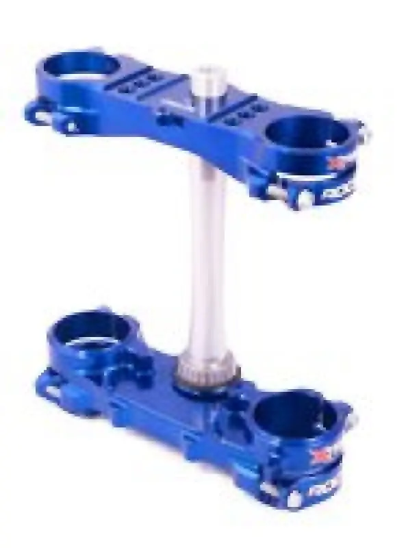 Xtrig 06+ Yamaha Yz 250 Rocs Tech Triple Clamp 25 Mm. Offset M12 - Blue 1