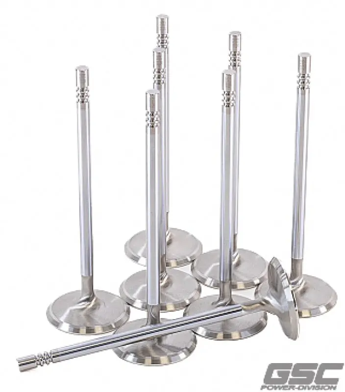 Gsc P-D Ford Voodoo/Predator 38.26Mm Head Std 121.13Mm Long Chrome Polished Intake Valve - Set Of 8 1