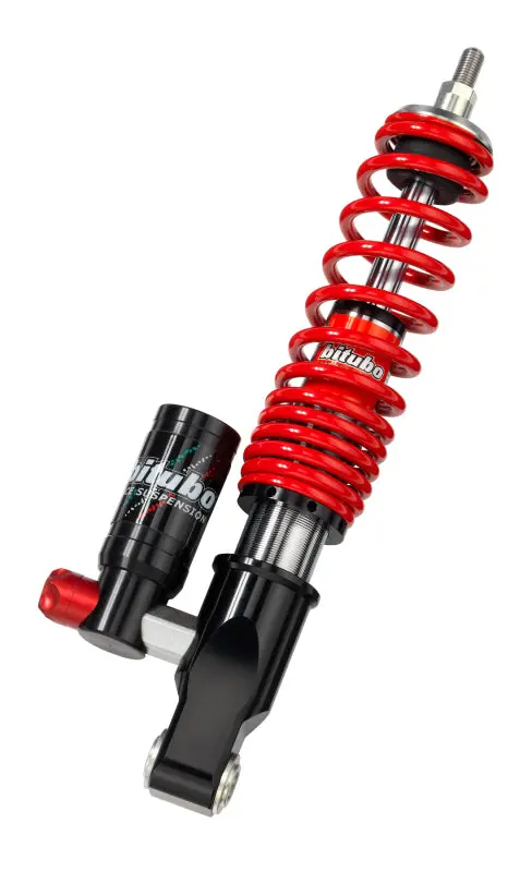 Bitubo Mev0 Vespa Front Monoshock Adjustable: Spring Preload, Compression, Red Spring 1