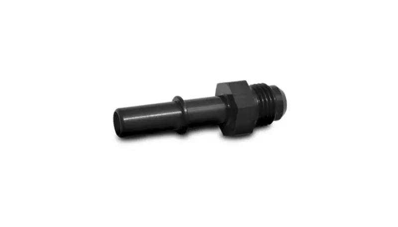 Vibrant -8An To 5/16In Quick Connect Push On Efi Adapter Fitting - Black 1