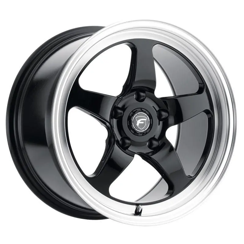 Forgestar D5 Drag 17X10 / 5X115 Bp / Et30 / 6.6In Bs Gloss Black Wheel 1