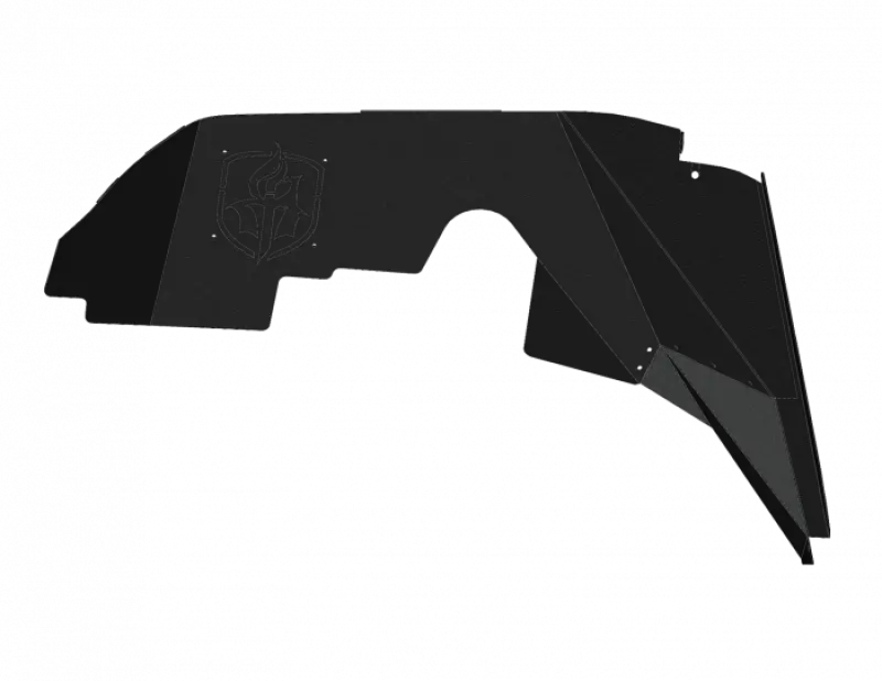 Road Armor 18-20 Jeep Wrangler Jl Stealth Front Fender Liner Body Armor - Black Steel 1