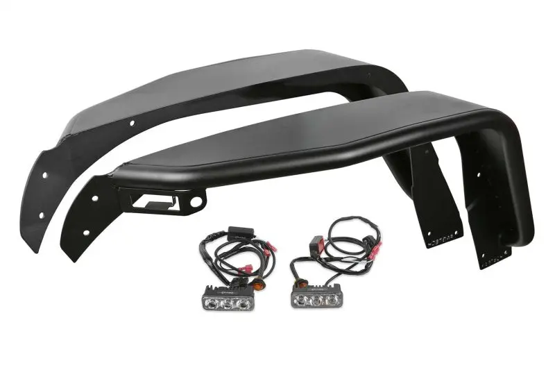 Fabtech 18-21 Jeep Jl 4Wd Front Steel Tube Fenders 1