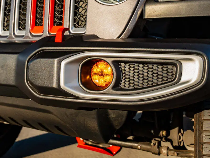 Nacho Lighting Jeep Jl / Jt / Jk 1 Piece Bumper Quatro Fog Mounts 1