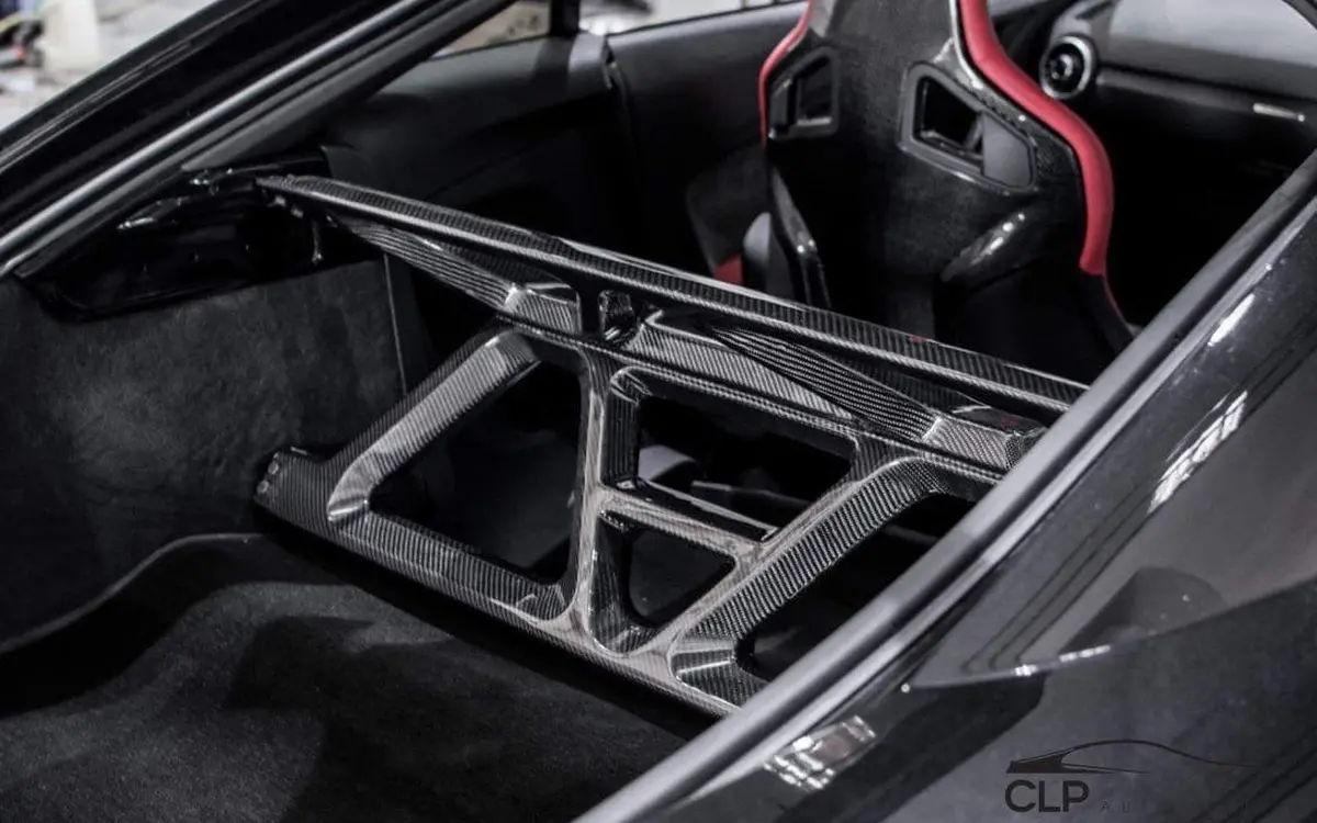 Automotive Passion Tt 8S Dry Carbon Rear Strut Brace & Seat Delete 1