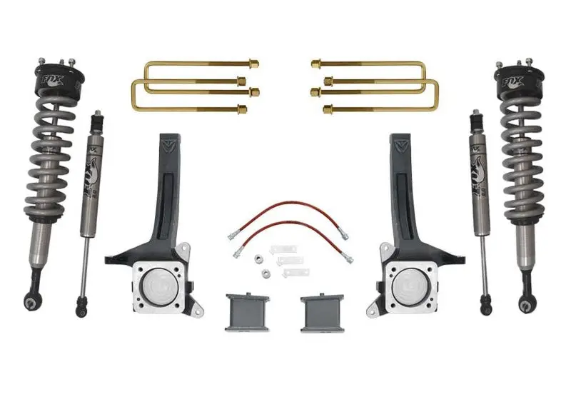 Maxtrac 07- 18 Toyota Tundra 2Wd 6In/4In Maxpro Elite Spindle Lift Kit W/Fox Shocks 1