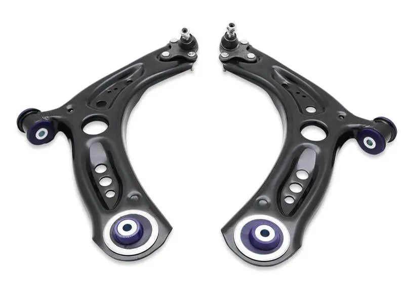 Superpro 2015 Volkswagen Golf Rear Base Front Control Arm Lower Assembly Kit (Add. Positive Caster) 1