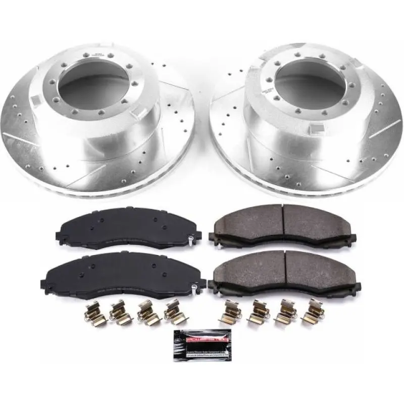 Power Stop 17-22 Ford F-550 Super Duty Rear Z36 Truck & Tow Brake Kit 1