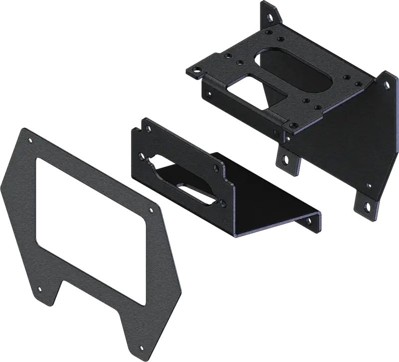 Kfi 22+ Polaris Rzr Pro R/ 4/ Rzr Turbo R/4 Winch Mount 1