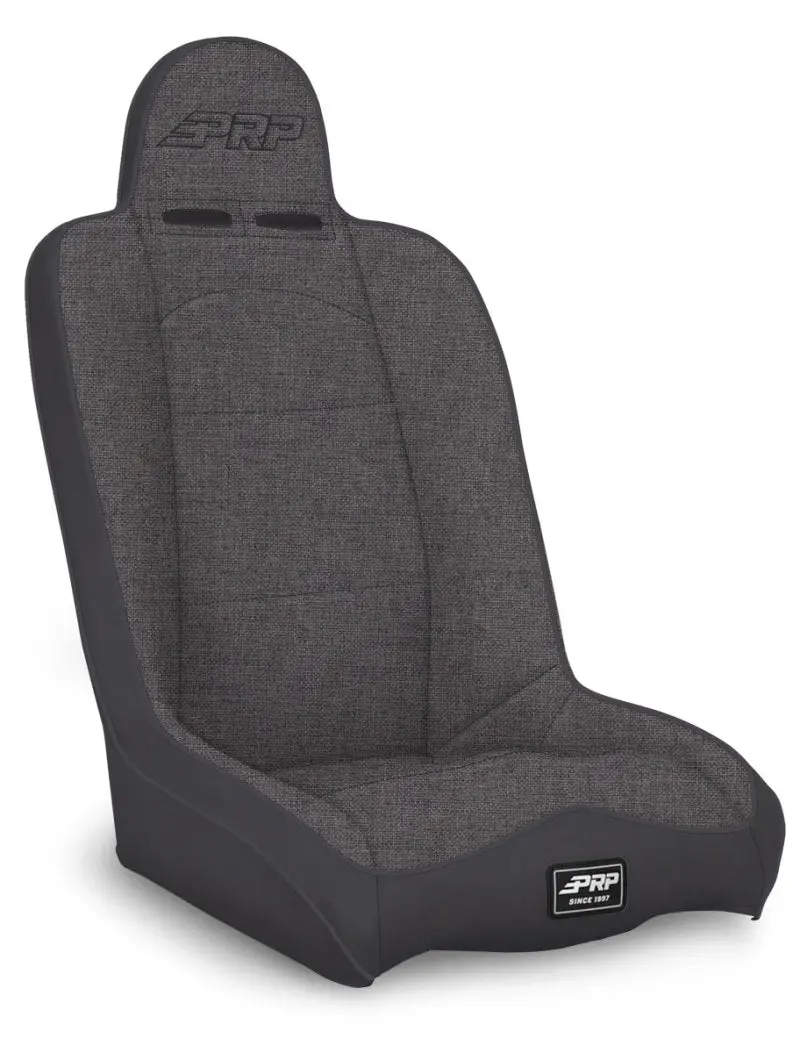 Prp Daily Driver High Back Suspension Seat (Two Neck Slots) - All Grey 2