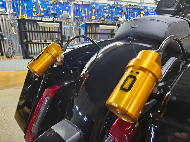 Ohlins 14-26 Harley Fl Touring Stx 36 Twin Blackline 13In Shocks 150Lb- Max 500Lb 2