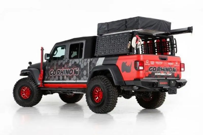 Go Rhino 19-21 Jeep Gladiator Xrs Overland Xtreme Rack - Black 2