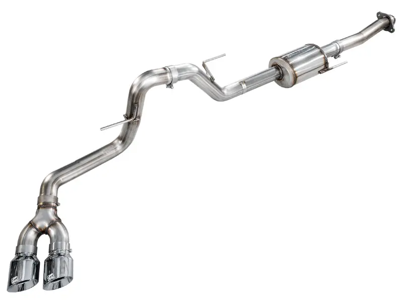 Awe 21-25 Ford F150 (14Th Gen Reg Cab) Cat-Back Exhaust - 4.5In Dual Side Exit Chrome Tips 1