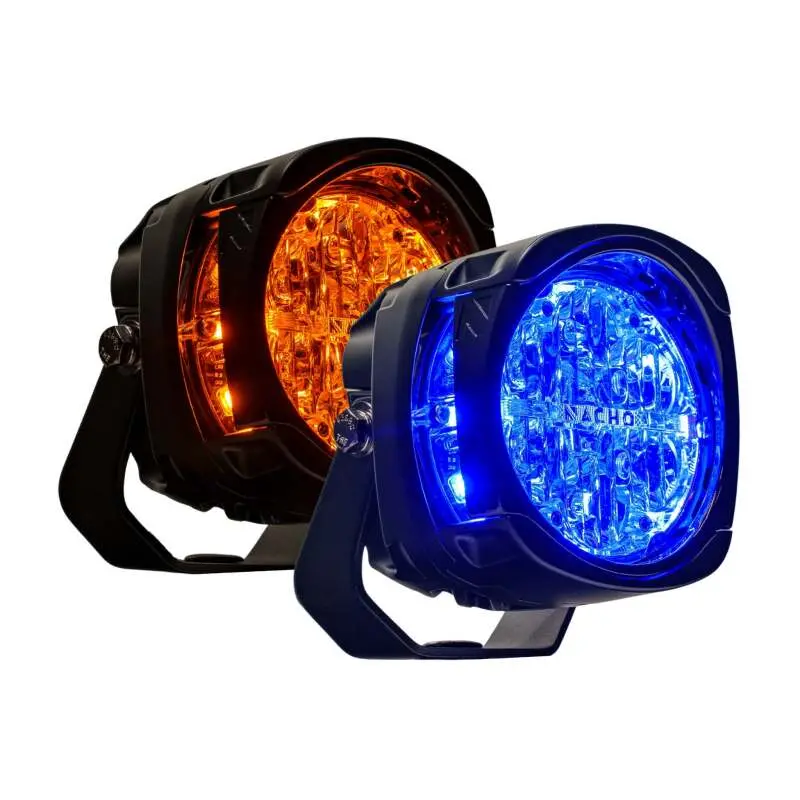 Nacho Lighting Quatro Chase - Amber/Blue (Pair) 1