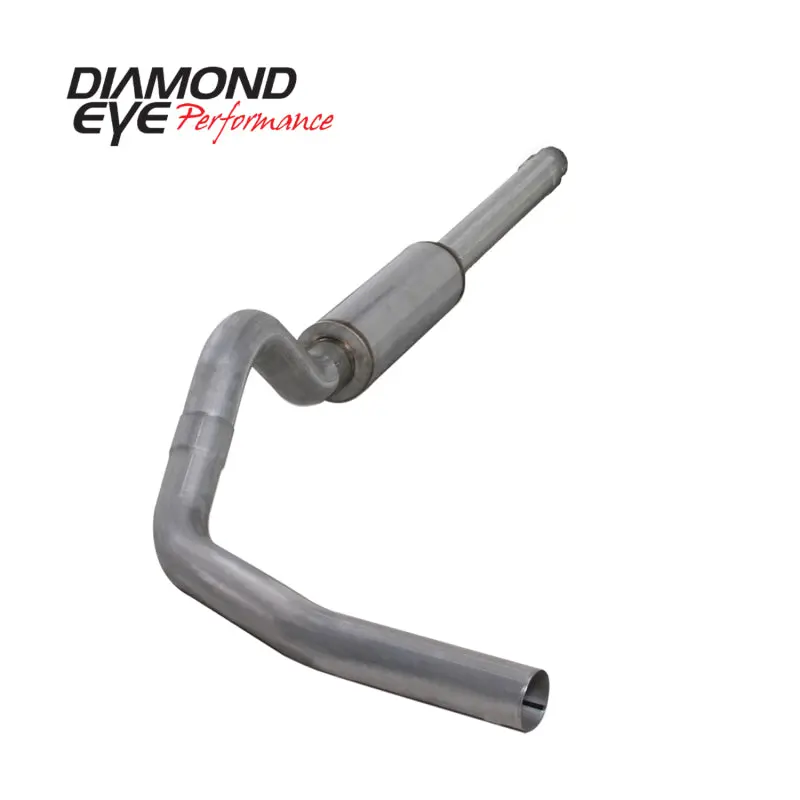 Diamond Eye Kit 4In Catback Single Al: 94-97 Ford 7.3L F250/F350 Pwrstroke 1