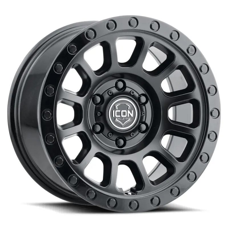 Icon Hulse 18X9 6X5.5 25Mm Offset 6In Bs Double Black 1