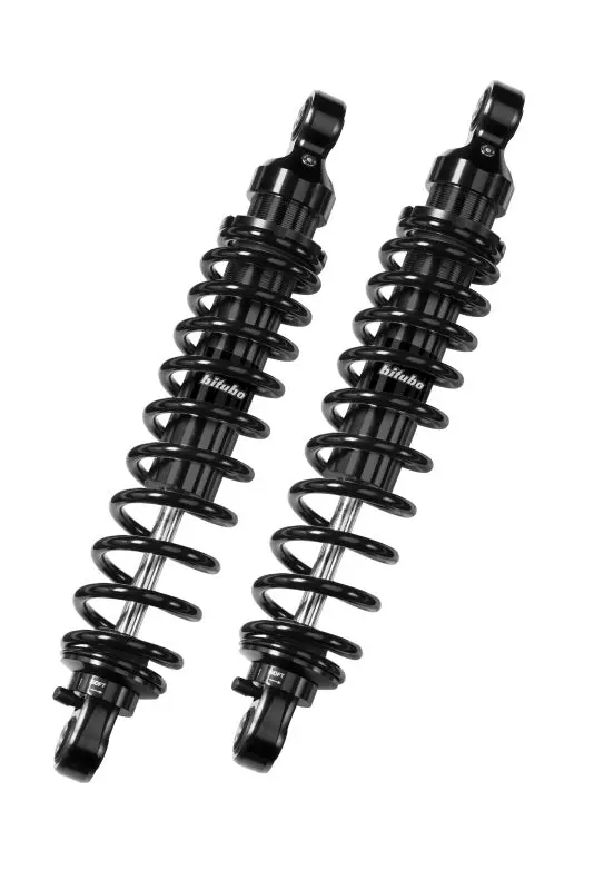 Bitubo Wme0 Twinshocks Adjustable: Spring Preload, Rebound, Length 356Mm, Dark Edition 1