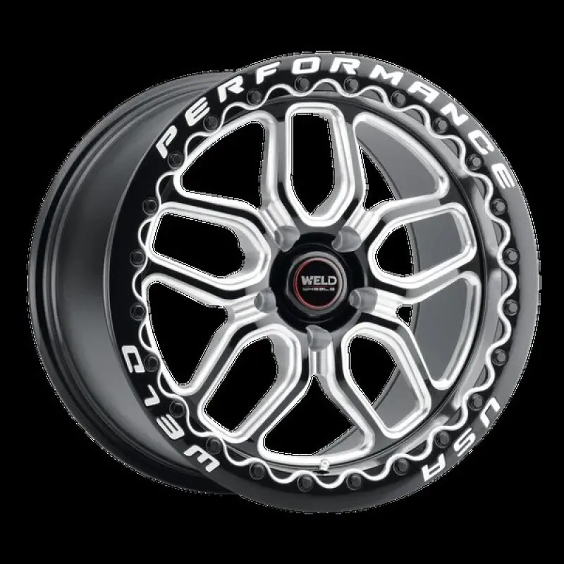Weld Racing 17X10 Laguna Bead Lock 5X120 Et42 Bs7.15 Gloss Blk Mil Dia 78.1 1
