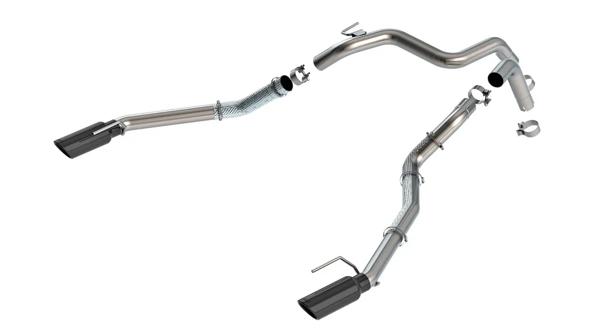 Borla 24-25 Ford Ranger Raptor 2.75In Tailpipe Kit 4In Tip - Brawler Ceramic Black 1