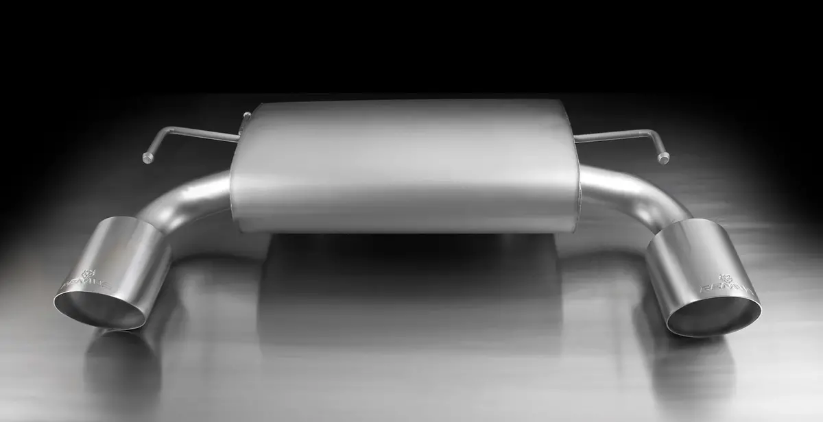 Remus Sport Exhaust Centered Axle-Back-System With 2 Polished Tips Angled For Nissan 370Z 1