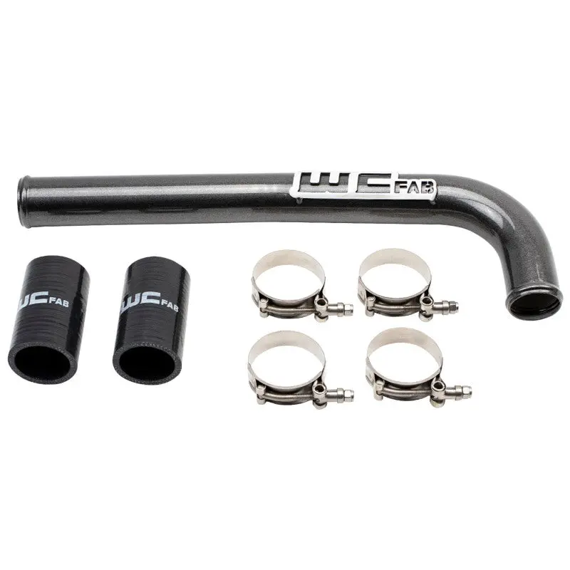 Wehrli 10-18 Dodge 6.7L Cummins Upper Coolant Pipe - Candy Red 1