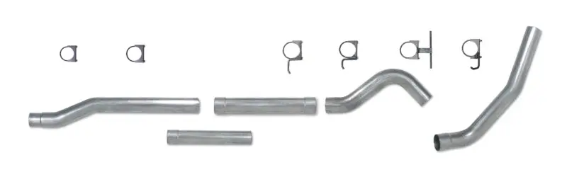 Diamond Eye Kit 4In Catback Mflr Rplcment Pipe Sgl Al: 03-07 Ford 6.0L F250/F350 (Extended Cab Only) 2