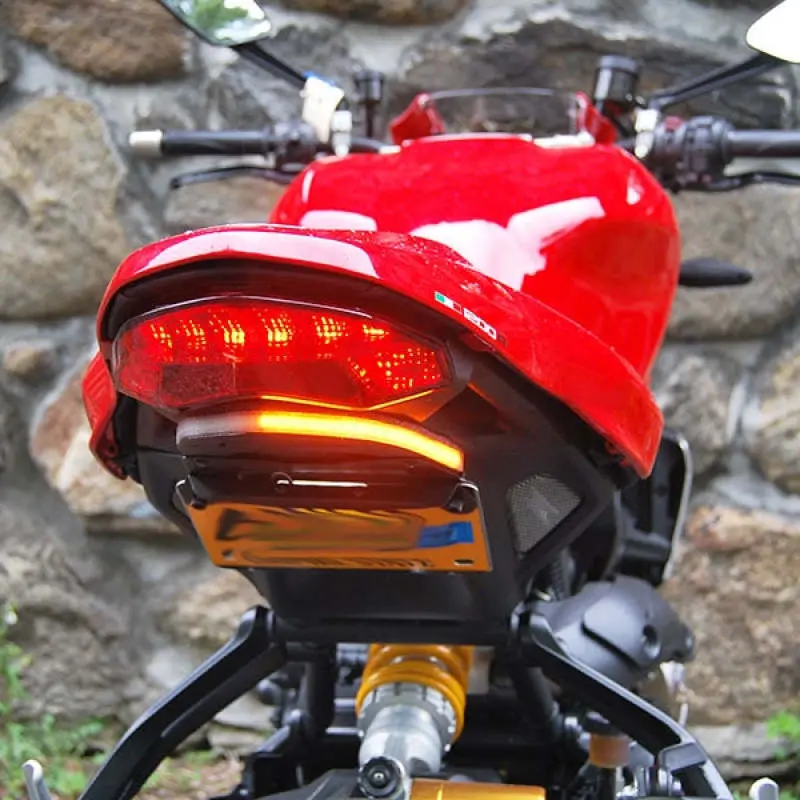 New Rage Cycles 16+ Ducati Monster 1200 R Fender Eliminator Kit Tucked 1