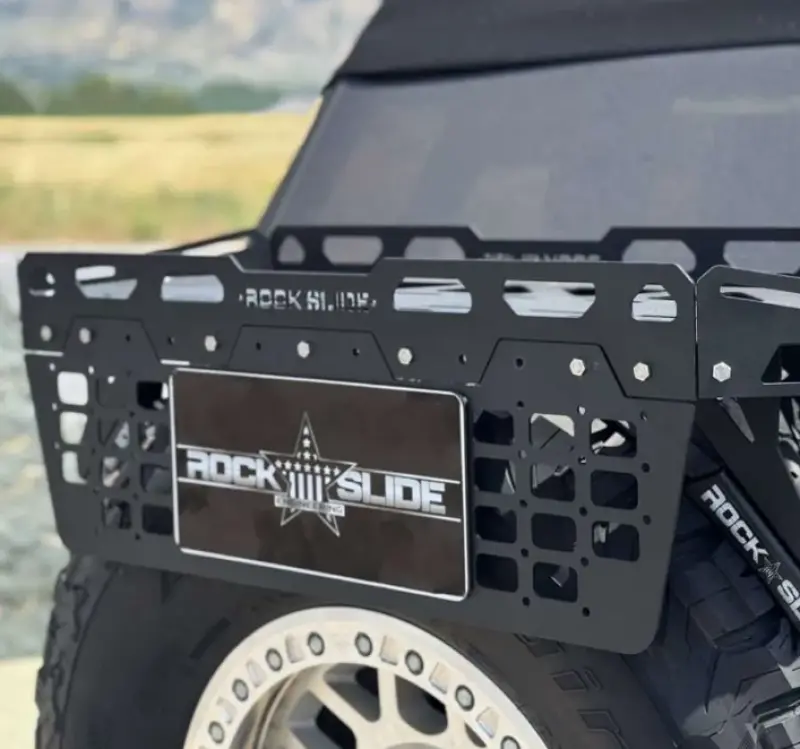 Rock Slide Engineering Ez Rack Accessory Tray License Plate Panel 1