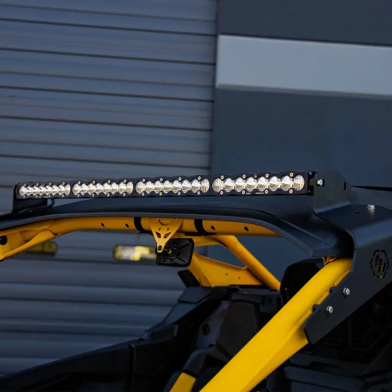 Baja Designs Can-Am Maverick R 40In S8 Roof Mount Kit 1