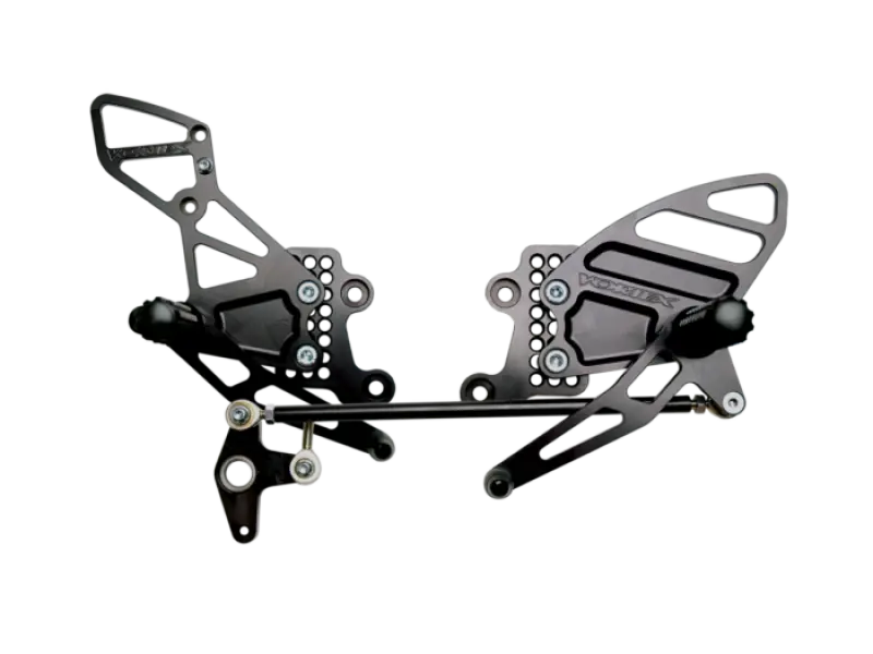 Vortex Racing 04-07 Honda Cbr1000rr,03-06 Cbr6100 Rr Adjustable Rearsets- Black 1