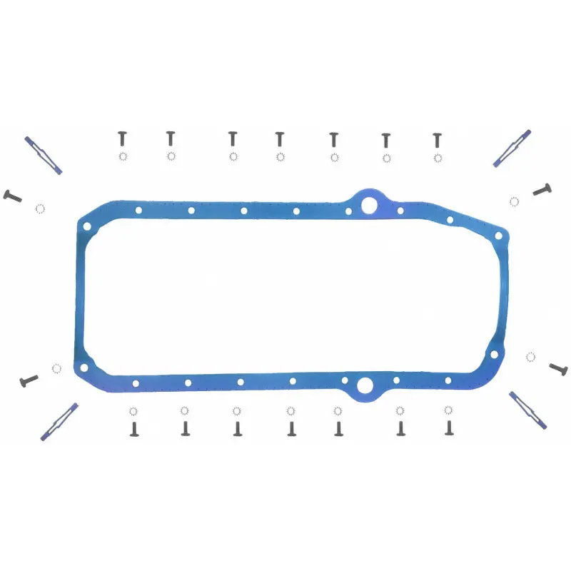 Fel-Pro Chevrolet C10 Engine Oil Pan Gasket Set Permadryplus Rigid Carrier, Oil Pan Snapups Included 1