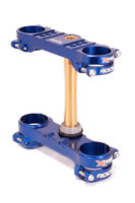 Xtrig 2019 Sherco 125-500 Sc / Scf/ Se / Sef Rocs Tech Triple Clamp 22 Mm. Offset M12 - Blue Kyb 1
