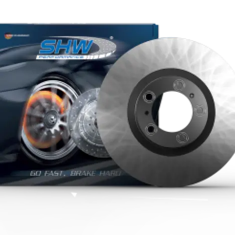 Shw 19-22 Porsche Macan 2.0L V6 Front Left Smooth Monobloc Brake Rotor (95B615301ab) 1