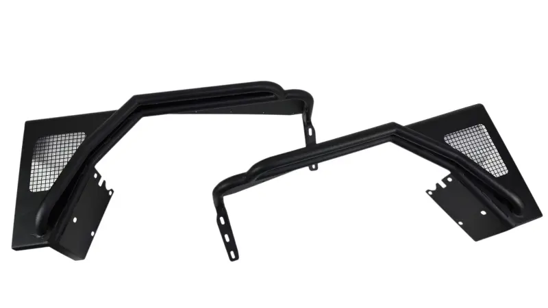 Fishbone Offroad 97-06 Jeep Wrangler Tj Steel Tube Fenders Front 3In Flare - Blk Textured Powdercoat 1