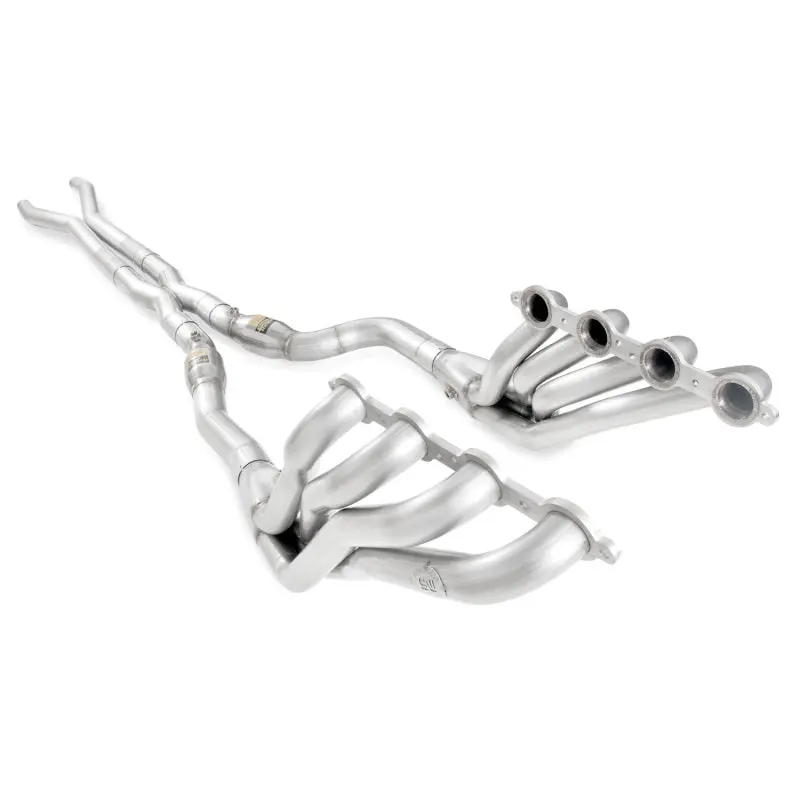 Stainless Works 2009-15 Cadillac Cts-V Headers 2In Primaries High-Flow Cats 3In Leads X-Pipe Factory 1