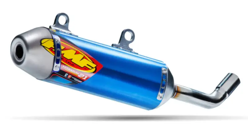 Fmf Racing Ktm125/150Sx 2019-22/Hqv Tc125 19-22/Gas Gas Mc125 21-23 Anodized Titanium Pc2.1 Silencer 1