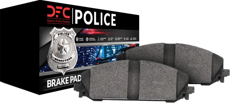 Dfc 13-19 Ford Police Interceptor Utility Rear Police Brake Pads And Hardware Kit 1