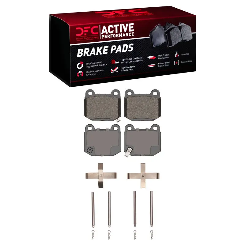Dfc 03-25 Infiniti G35 Rear Active Performance Pads And Hardware Kit 1