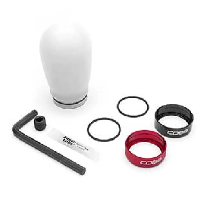Cobb 12-16 Fr-S / 2012+ Brz / 2017+ Gr86 / Focus St+Rs / Fiesta St Tall Weighted Cobb Knob - White 1